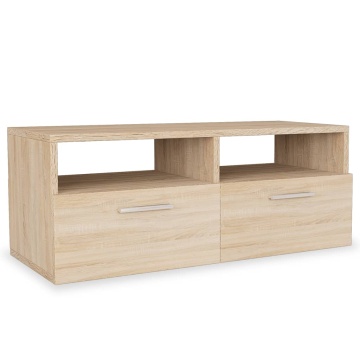 Comodă TV, PAL, 95 x 35 x 36 cm, culoarea stejarului - Img 2