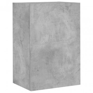 Comode TV de perete, 2 buc. gri beton, 40,5x30x60 cm, lemn - Img 8