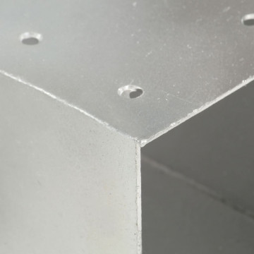 Conectori de grindă, formă X, 4 buc, 81x81 mm, metal galvanizat - Img 5
