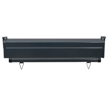 Copertină laterală de balcon, gri, 80 x 250 cm - Img 5