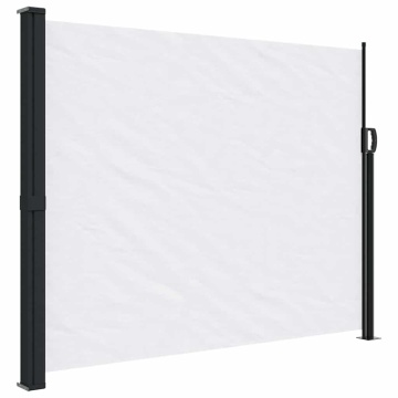 Copertina laterală retractabilă, alb, 160x500 cm - Img 2