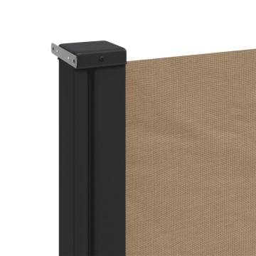 Copertina laterală retractabilă, gri taupe, 140x300 cm - Img 6