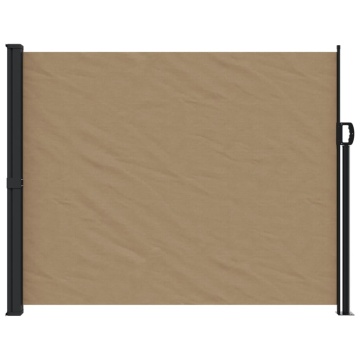 Copertină laterală retractabilă, gri taupe, 170x300 cm - Img 3