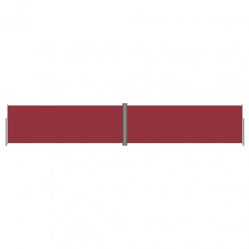 Copertină laterală retractabilă, roșu, 180x1000 cm - Img 2