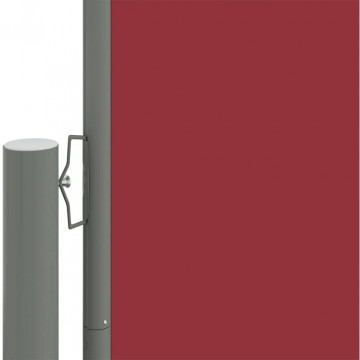 Copertină laterală retractabilă, roșu, 200x600 cm - Img 3
