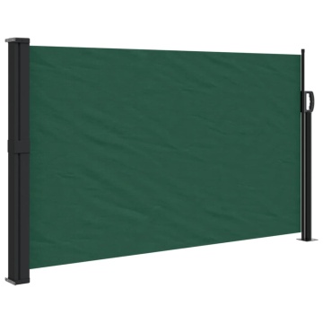 Copertina laterală retractabilă, verde închis, 120x500 cm - Img 2
