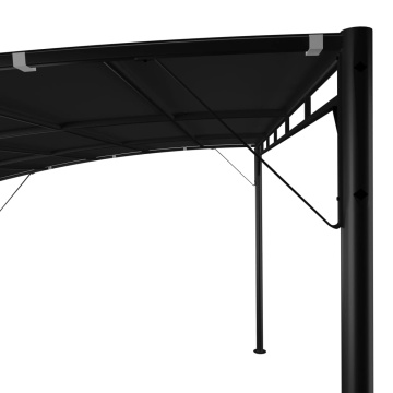 Copertină pavilion de grădină, antracit, 4x3x2,55 m - Img 6