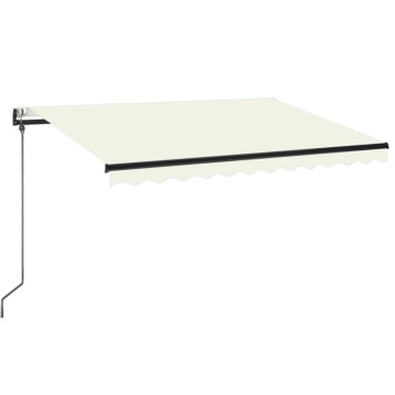 Copertină retractabilă automat, crem, 350x250 cm - Img 2