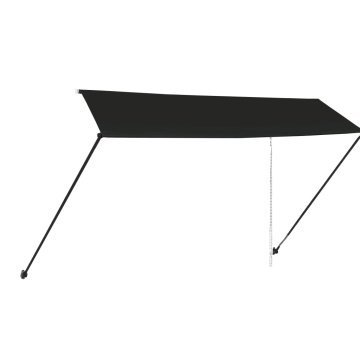Copertină retractabilă cu LED, antracit, 350 x 150 cm - Img 4