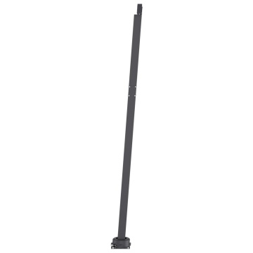 Copertină retractabilă manual cu LED portocaliu&maro 400x300 cm - Img 7