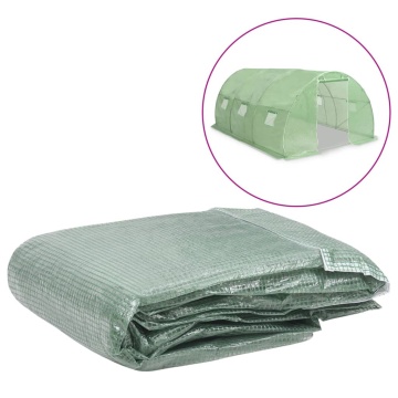Copertină rezervă pentru seră (13,5 m²), verde, 300x450x200 cm - Img 1