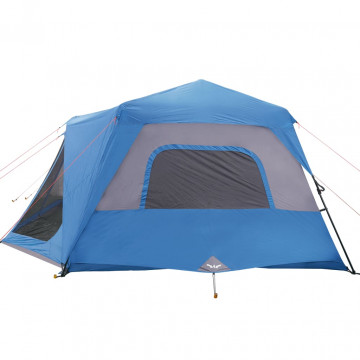 Cort camping 10 pers., albastru, impermeabil configurare rapidă - Img 7