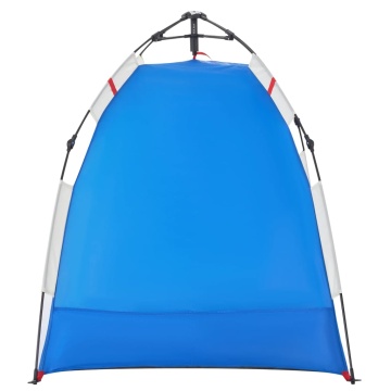 Cort camping 2 persoane albastru azur impermeabil setare rapidă - Img 5