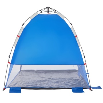 Cort camping 2 persoane albastru azur impermeabil setare rapidă - Img 6
