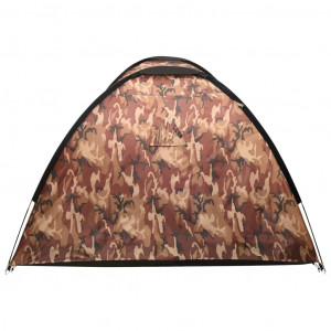 Cort camping tip iglu, 8 persoane, camuflaj, 650x240x190 cm - Img 5