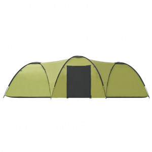 Cort camping tip iglu, 8 persoane, verde, 650 x 240 x 190 cm - Img 5