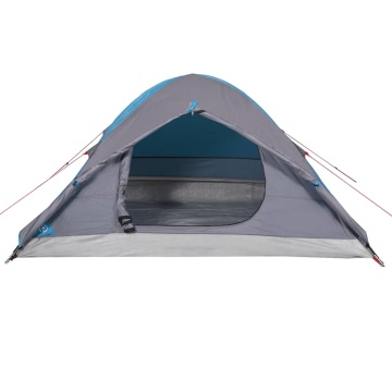 Cort de camping cupolă pentru 2 persoane, albastru, impermeabil - Img 6
