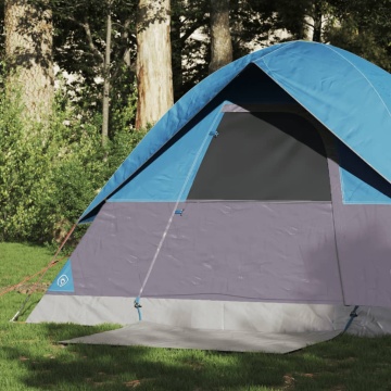 Cort de camping cupolă pentru 2 persoane, albastru, impermeabil - Img 1