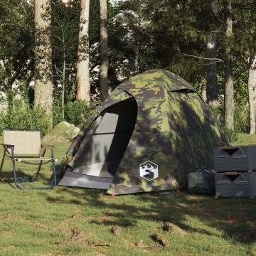 Cort de camping cupolă pentru 2 persoane, camuflaj, impermeabil - Img 3