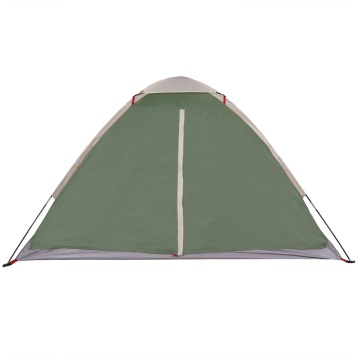Cort de camping cupolă pentru 2 persoane, verde, impermeabil - Img 6