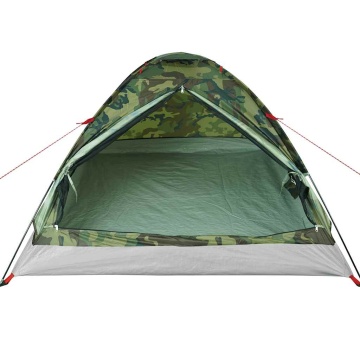 Cort de camping cupolă pentru 4 persoane, camuflaj, impermeabil - Img 5