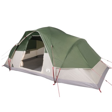 Cort de camping cupolă pentru 9 persoane, verde, impermeabil - Img 8
