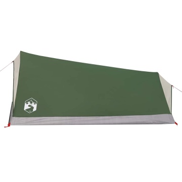 Cort de camping pentru 2 persoane, verde, impermeabil - Img 6