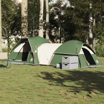Cort de camping pentru 5 persoane, verde, impermeabil - Img 1