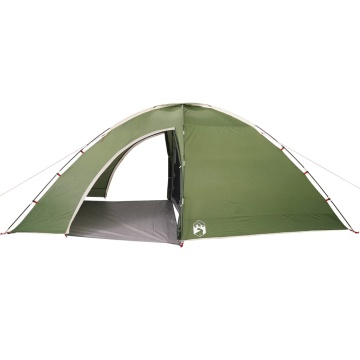 Cort de camping pentru 8 persoane, verde, impermeabil - Img 6