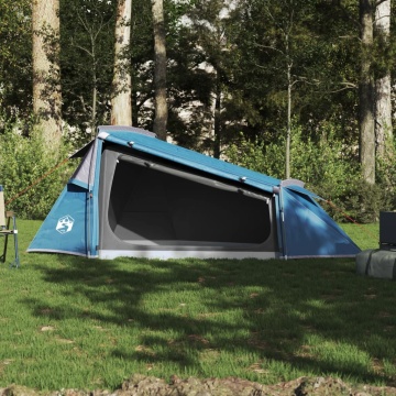 Cort de camping tunel pentru 2 persoane, albastru, impermeabil - Img 3