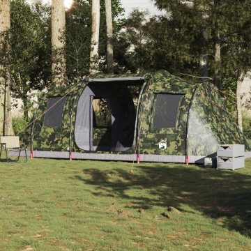 Cort de camping tunel pentru 4 persoane, camuflaj, impermeabil - Img 3