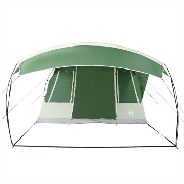 Cort de camping tunel pentru 5 persoane, verde, impermeabil - Img 6