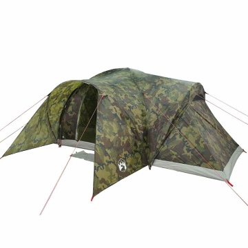 Cort de familie cupolă pentru 6 persoane, camuflaj, impermeabil - Img 4