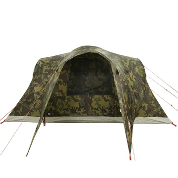 Cort de familie cupolă pentru 6 persoane, camuflaj, impermeabil - Img 6