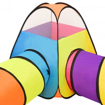 Cort de joacă pentru copii, multicolor, 190x264x90 cm - Img 6