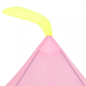 Cort de joacă pentru copii, roz, 100x100x127 cm - Img 5