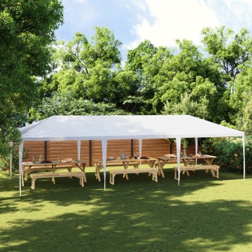 Cort de petrecere, alb, 4 x 9 m - Img 1