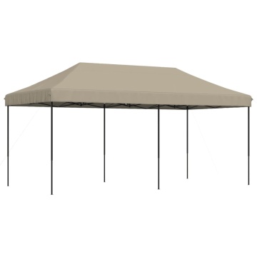 Cort de petrecere pliabil Pop-Up, taupe, 580x292x315 cm - Img 8