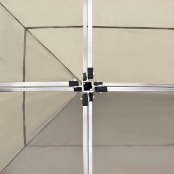 Cort de petrecere pliabil profesional, crem, 6 x 3 m, aluminiu - Img 4