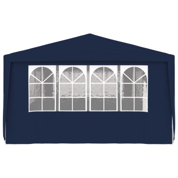 Cort de petrecere profesional cu pereți albastru 4x9 m 90 g/m² - Img 4
