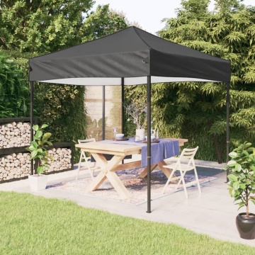 Cort pliabil pentru petrecere, antracit, 2x2 m - Img 1