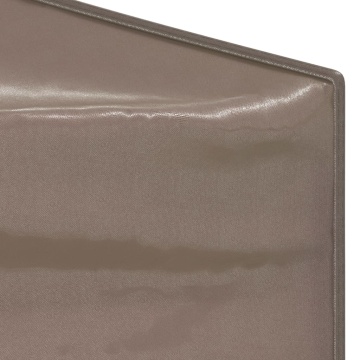 Cort pliabil pentru petrecere, gri taupe, 2x2 m - Img 8