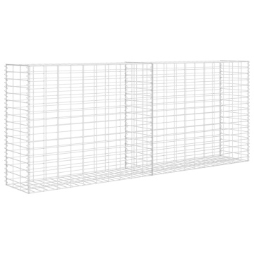 Coș gabion, 85 x 30 x 200 cm, oțel galvanizat - Img 2