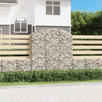 Coș gabion arcuit, 150x50x160/180 cm, fier galvanizat - Img 1