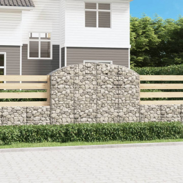 Coș gabion arcuit, 200x50x140/160 cm, fier galvanizat - Img 1