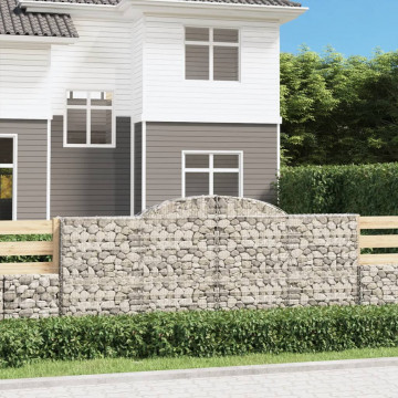 Coș gabion arcuit, 300x50x120/140 cm, fier galvanizat - Img 1