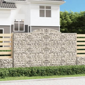 Coș gabion arcuit, 300x50x180/200 cm, fier galvanizat - Img 1