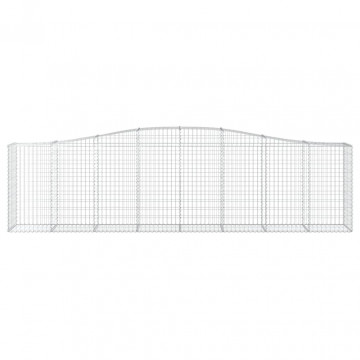 Coș gabion arcuit 400x50x100/120 cm fier galvanizat - Img 3