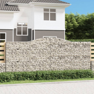 Coș gabion arcuit, 400x50x160/180 cm, fier galvanizat - Img 1