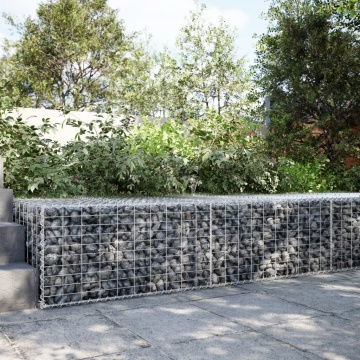 Coș gabion cu capac, 200x100x50 cm, fier galvanizat - Img 1